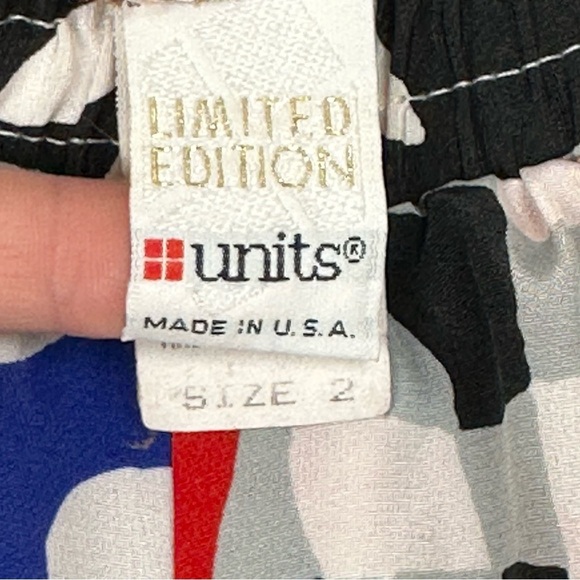 Vintage Women’s Pull On Shorts Size 2 Made in USA Dopamine Dressing High Waisted - Picture 6 of 7